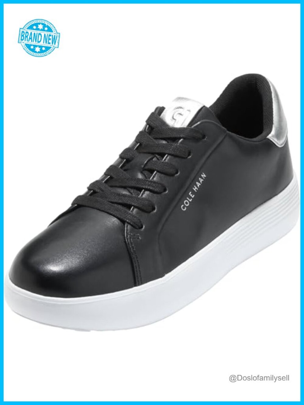 Cole Haan Grand Crosscourt Joy Platform Sneaker Leather Lace Up Casual